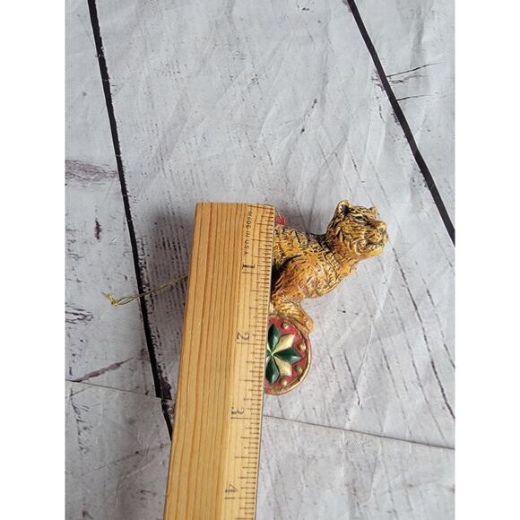 Kurt Adler Circus Tiger Christmas Ornament KSA 1991 Performance Santa's Dayton's - Picture 5 of 5